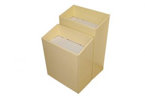 木目調ボックス什器