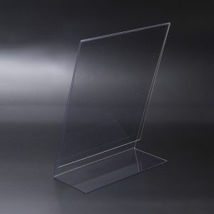 プラスチック製POP　縦置きL字型POP