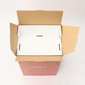 既製品　PBX0004　1段ボックスディスプレイ什器　レンガ　特小