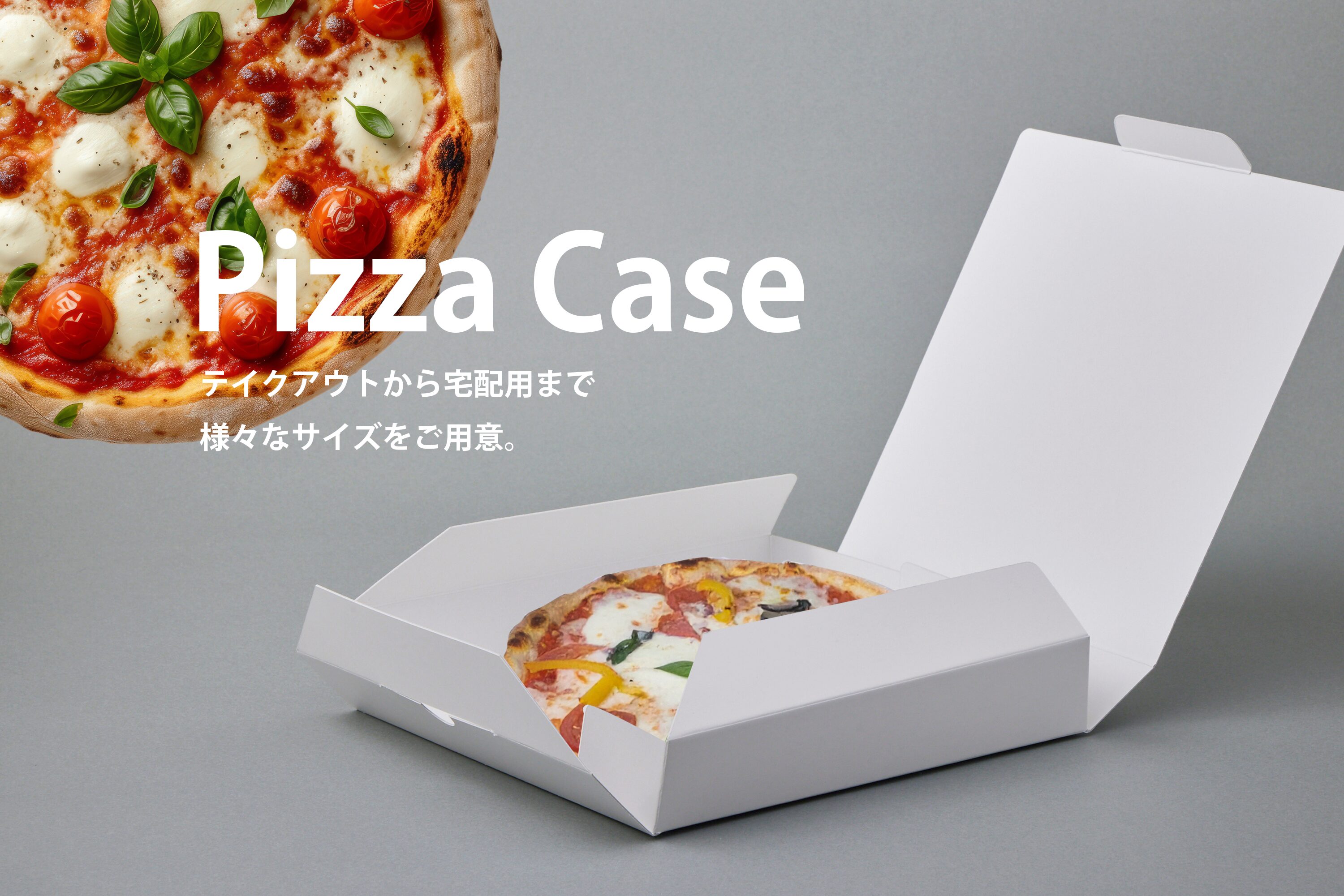 8インチ 平型ピザケース 特小